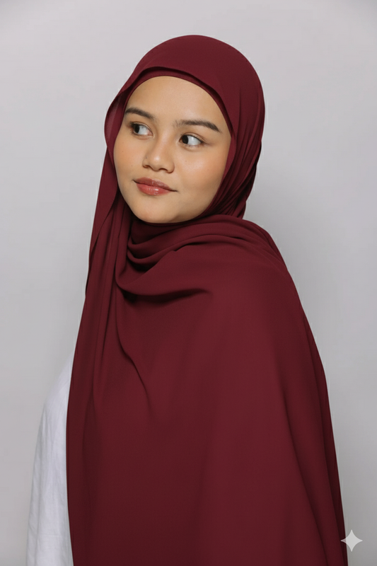 MAGNETIC RUST BROWN HIJAB