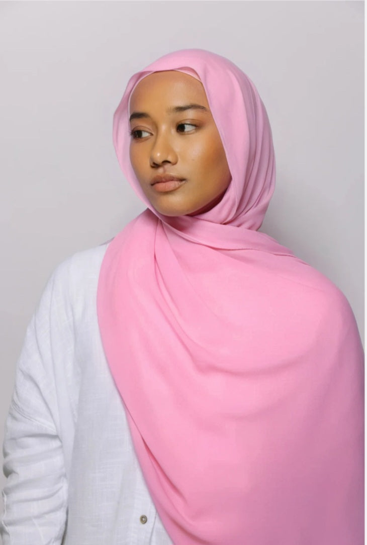 MAGNETIC PINK HIJAB