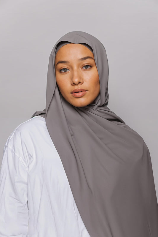 MAGNETIC GREY HIJAB